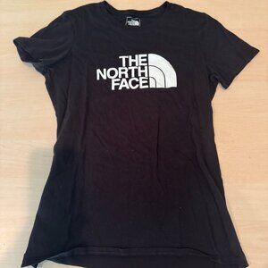 The North Face Classic Black & White Logo Short Sleeve T-Shirt Size Medium